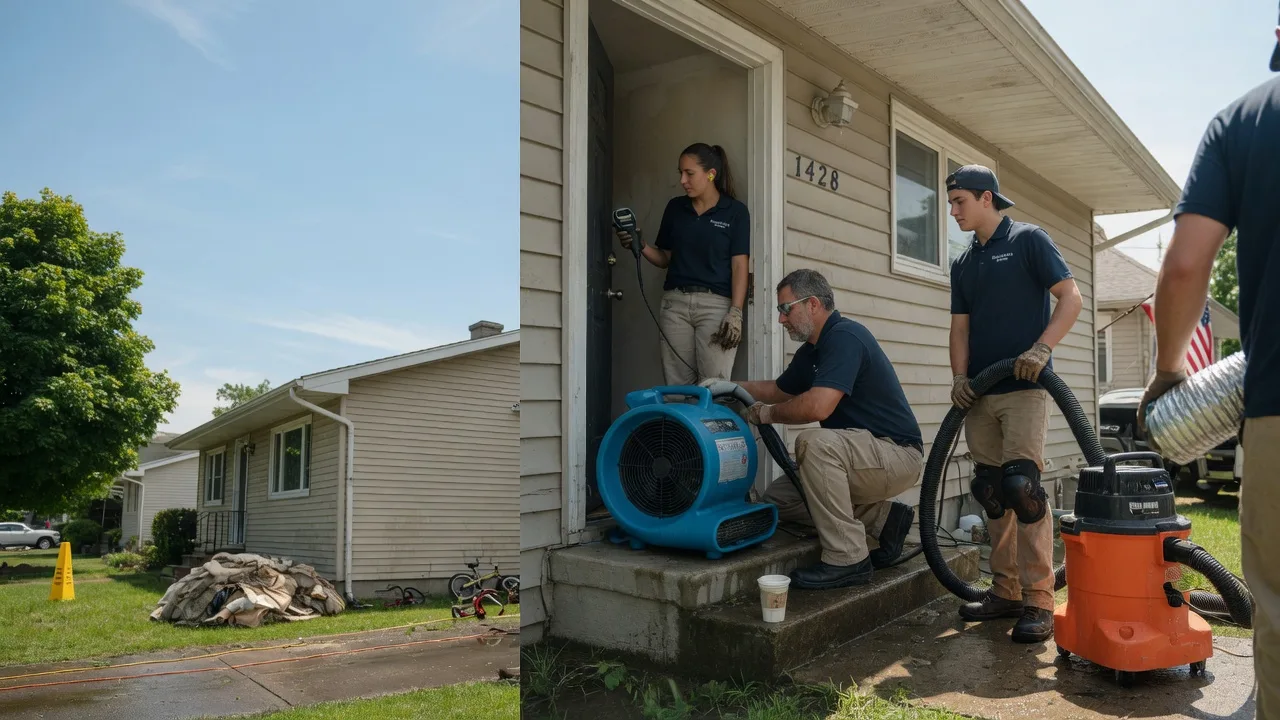 Water Damage Restoration in New Freeport, PA near me